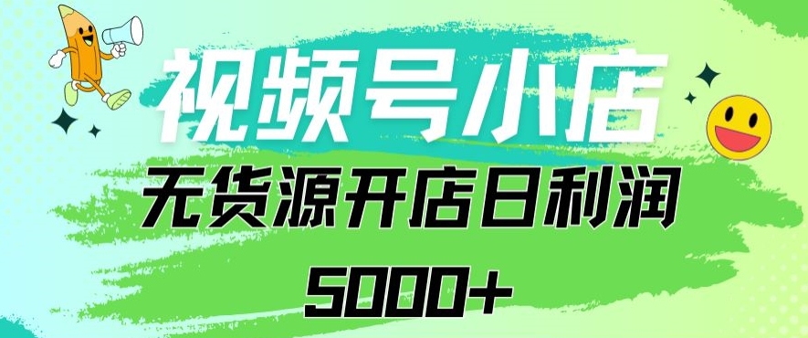 视频号无货源小店从0到1日订单量千单以上纯利润稳稳5000+-巴七创客网
