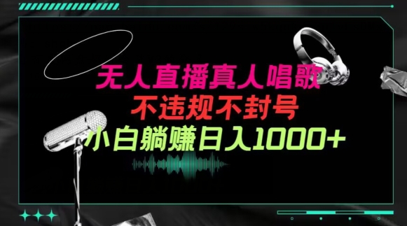 抖音24小时无人直播音乐，不违规，不封号纯撸音浪，小白实操当天日入1000+-巴七创客网