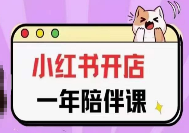 三九小红书开店一年陪伴课(更新)，从0到1玩赚小红书开店-巴七创客网