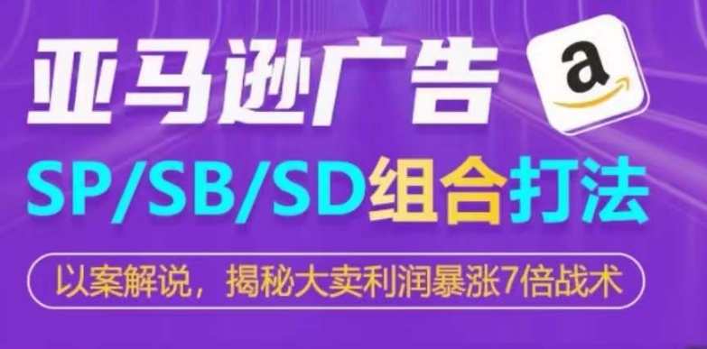 亚马逊SP/SB/SD广告组合打法，揭秘大卖利润暴涨7倍战术-巴七创客网