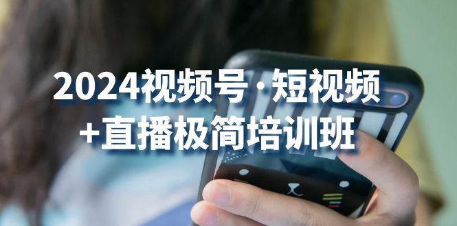 （10797期）2024视频号·短视频+直播极简培训班：抓住视频号风口，流量红利-巴七创客网