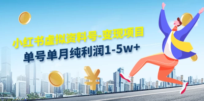 虚拟资料号变现项目，单月单号纯利润1W+，实操玩法分享-巴七创客网