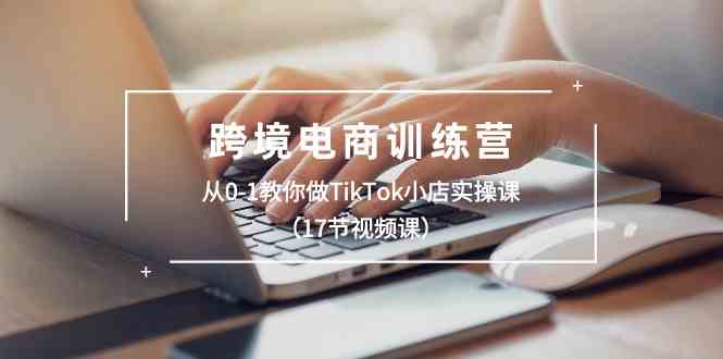 跨境电商训练营：从0-1教你做TikTok小店实操课（17节视频课）-巴七创客网