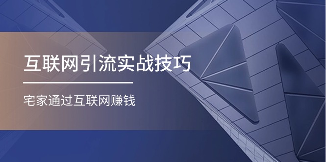 互联网引流实操技巧(适合微商，吸引宝妈)，宅家通过互联网赚钱（17节）-巴七创客网