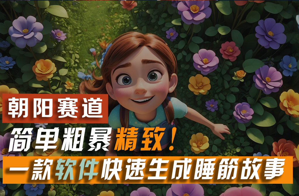 （11405期）利用一款软件5分钟一条爆款睡筋故事，简单粗暴精致！小白月入2w+-巴七创客网