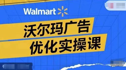 沃尔玛广告优化实操课，广告报告实操讲解，广告如何提高转化和ROAS等-巴七创客网