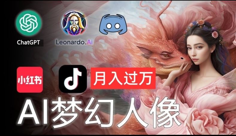 AI摄影梦幻人像：零基础也能月入过万的秘密【揭秘】-巴七创客网