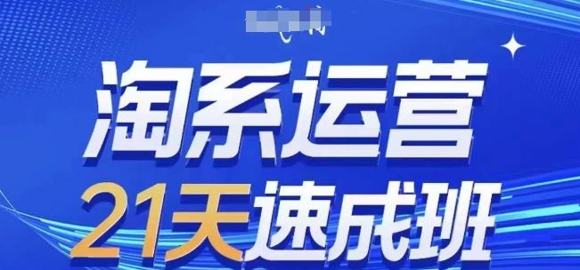 淘系运营21天速成班(更新24年8月)，0基础轻松搞定淘系运营，不做假把式-巴七创客网