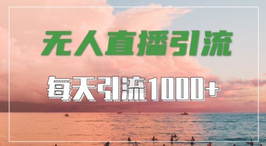 抖音快手视频号全平台通用，无人直播引流法，超暴力引流1000+高质量精准创业粉【揭秘】-巴七创客网