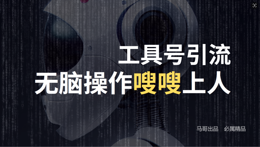 24年抖音最新工具号日引流300+创业粉，日入5000+-巴七创客网