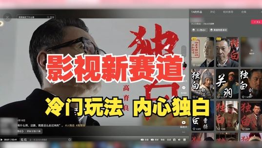 最新影视解说玩法，人物独白，30天涨粉24万+，全流程拆解【揭秘】-巴七创客网