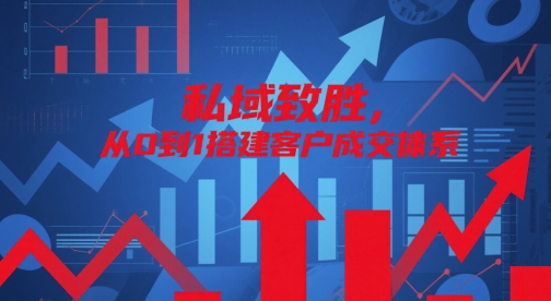 私域致胜，从0到1搭建客户成交体系-巴七创客网