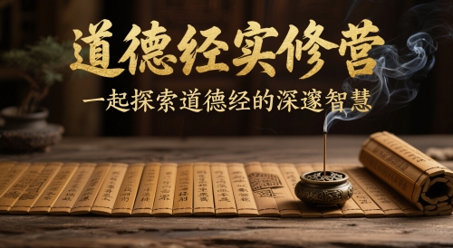 道德经实修营，一起探索道德经的深邃智慧-巴七创客网