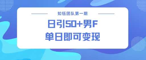 男粉引流新方法不违规，当日即可变现-巴七创客网