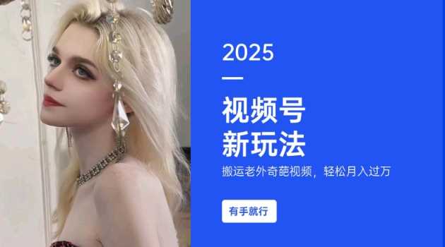 搬运老外奇葩视频，撸视频号分成计划收益，每天只需一小时，新手小白轻松月入过W-巴七创客网