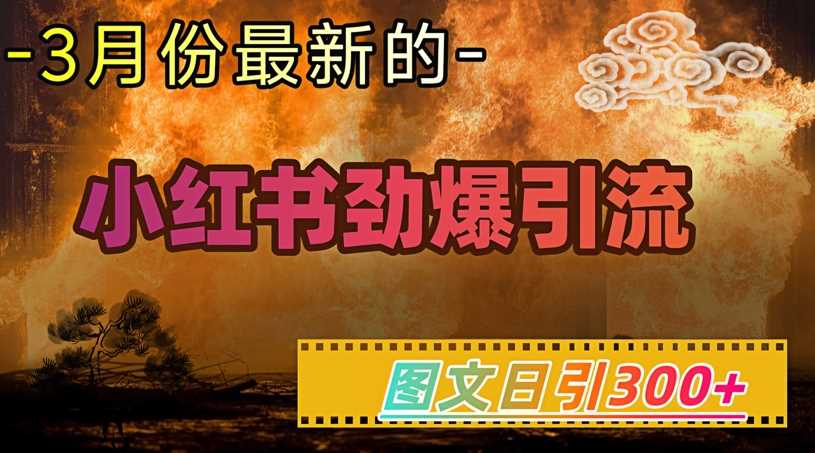 小红书超劲爆引流手段，图文日引300+轻松变现1W-巴七创客网