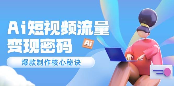 （14875期）Ai短视频流量密码，爆款制作核心秘诀，120万案例深度解析-巴七创客网