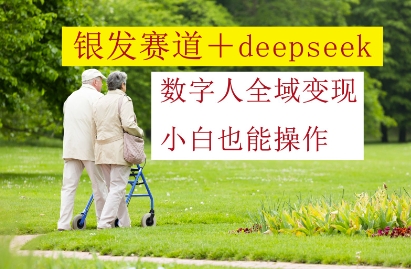 银发赛道+deepseek数字人全域变现，小白也能操作-巴七创客网