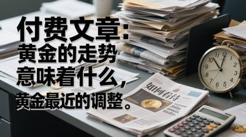 付费文章：黄金的走势意味着什么，如何看待黄金最近的调整-巴七创客网