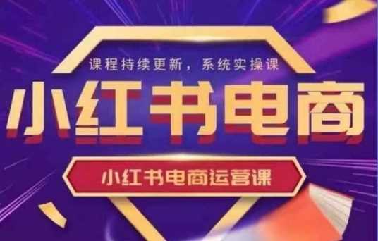 小红书电商运营实操课，新手从0~1落地实操-巴七创客网