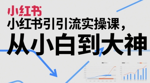 小红书引流实操课，从小白到大神-巴七创客网