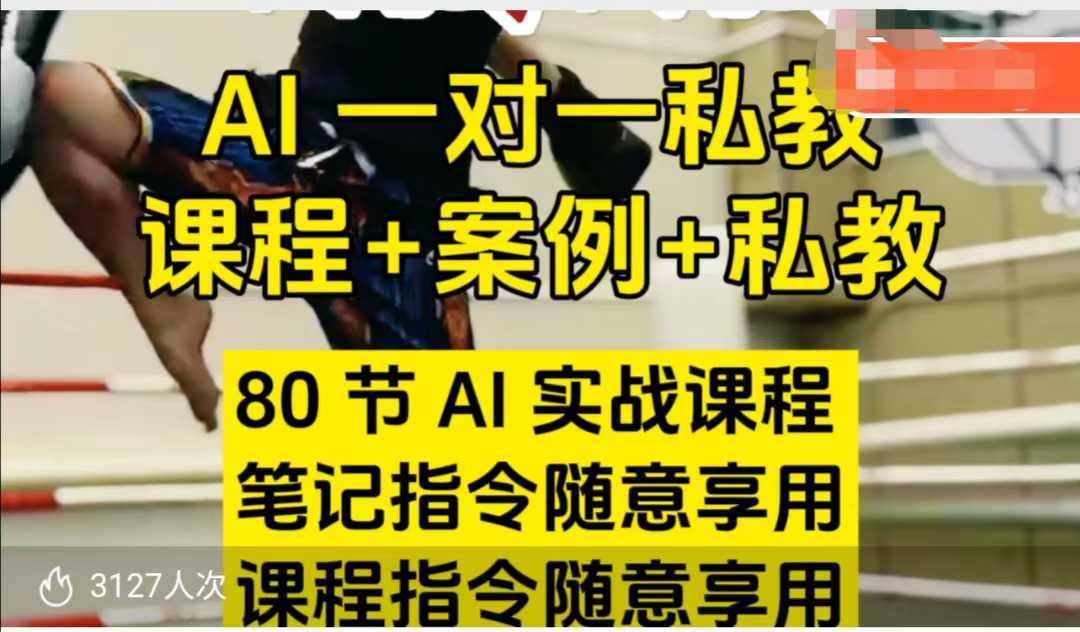 AI指令实战课，课程+案例，80节AI实战课程，笔记指令随意享用，课程指令随意享用-巴七创客网