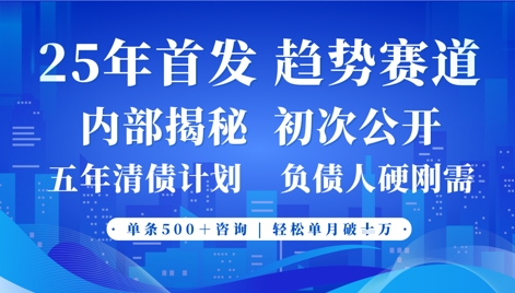 2025年首次公开，真正的事业型赛道，客咨不断，单月轻松破W-巴七创客网