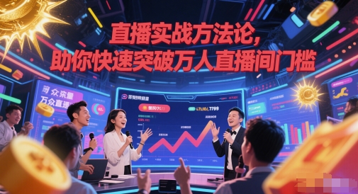 直播实战方法论，助你快速突破万人直播间门槛-巴七创客网