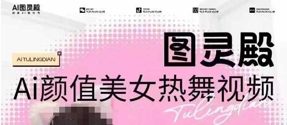 全网首发，原价988图灵殿AI颜值美女热舞视频，云端生图，轻松过原创-巴七创客网