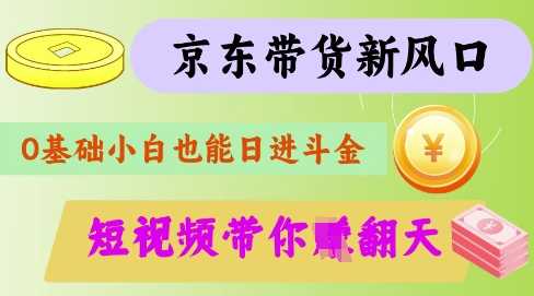 最新京东短视频带货代运营秘籍，轻松躺挣【揭秘】-巴七创客网