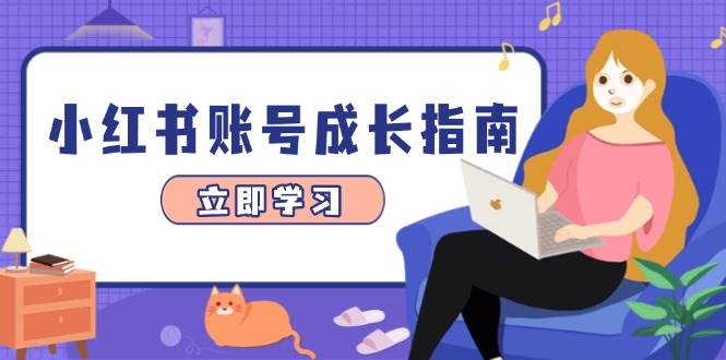 小红书账号成长指南，爆款选题+精准定位+数据分析，系统提升账号变现能力-巴七创客网