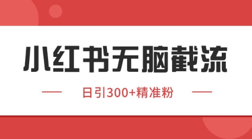 小红书截流同行客源，独家野路子获客玩法 日引200+暴力获客【揭秘】-巴七创客网
